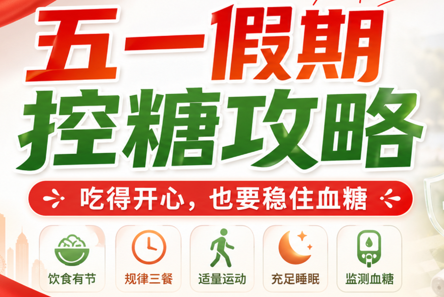 “糖友”五一控糖全攻略：假期如何科学安排饮食、运动？看这篇就够了！